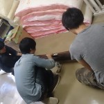 CFRPの巻きつけ