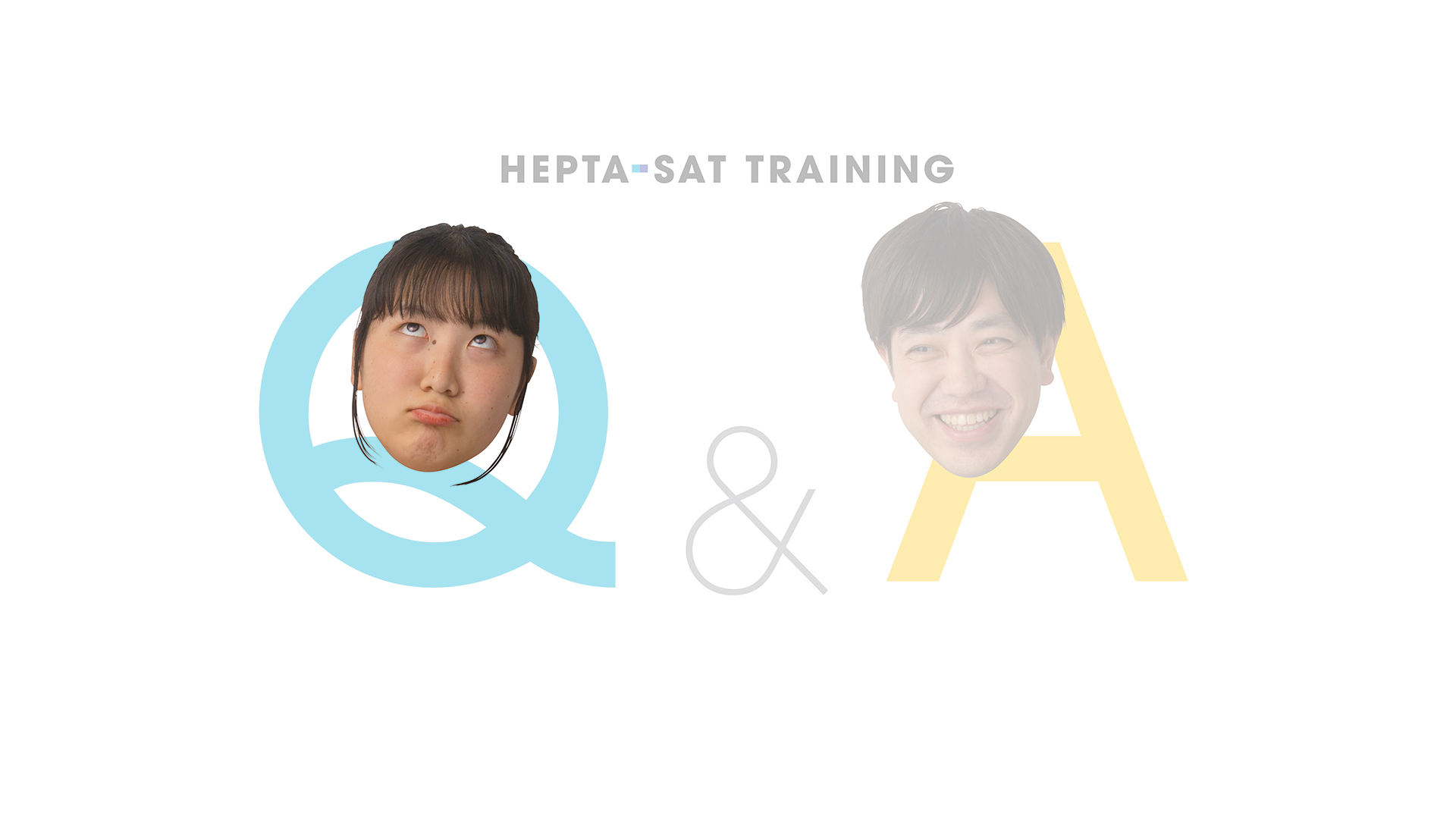 HEPTA-SAT TRAININGのQ&A COMING SOON 導入画面