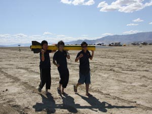 ロケットの射場への移動