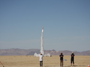 ロケット打上げの様子(1)
