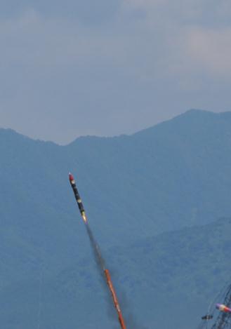 ロケット打上げ(海打ち)